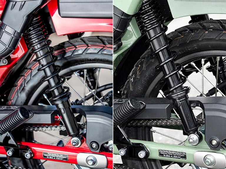 ホンダCT125ハンターカブ|サスペンション|ホンダCT125ハンターカブ、新型2025モデル発売〈試乗インプレ プレイバック〉