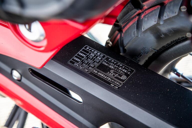 ホンダCT125ハンターカブ|タイヤ空気圧|ホンダCT125ハンターカブ、新型2025モデル発売〈試乗インプレ プレイバック〉