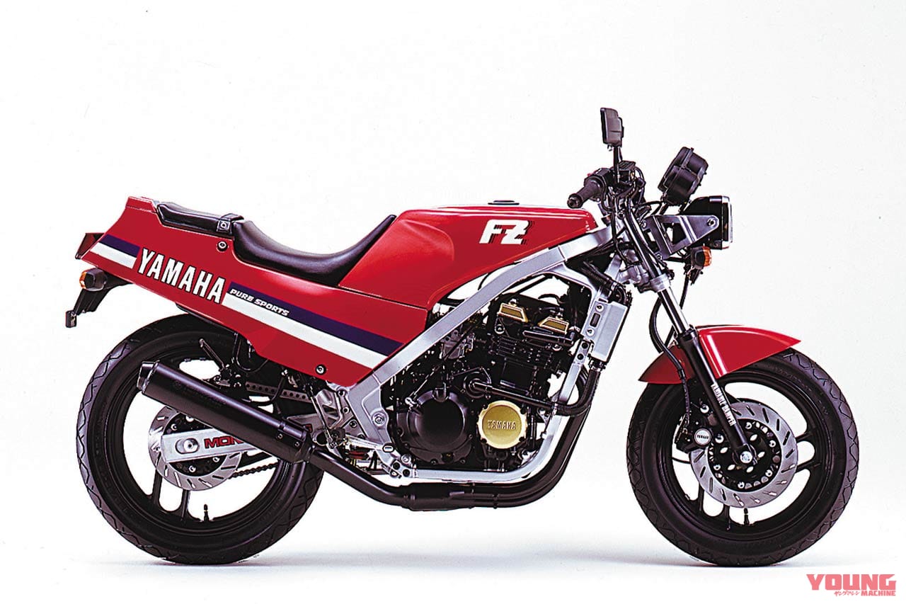 写真] 103-01ab │ ['84-]ヤマハ FZ400R ：キャッチフレーズは「全身フォーミュラIII感覚」【青春名車オールスターズ】│WEBヤングマシン｜新車バイクニュース