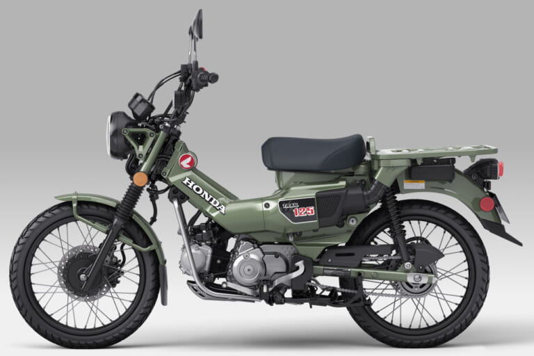 ホンダ|トレール125|ハンターカブ|2023年モデル|北米仕様|ホンダが「ハンターカブ」「ズーマー」「ジョルノ」の北米向け’23~’24年モデルを発表! 現地名は「トレール125」「ラッカス」「メトロポリタン」だっ!