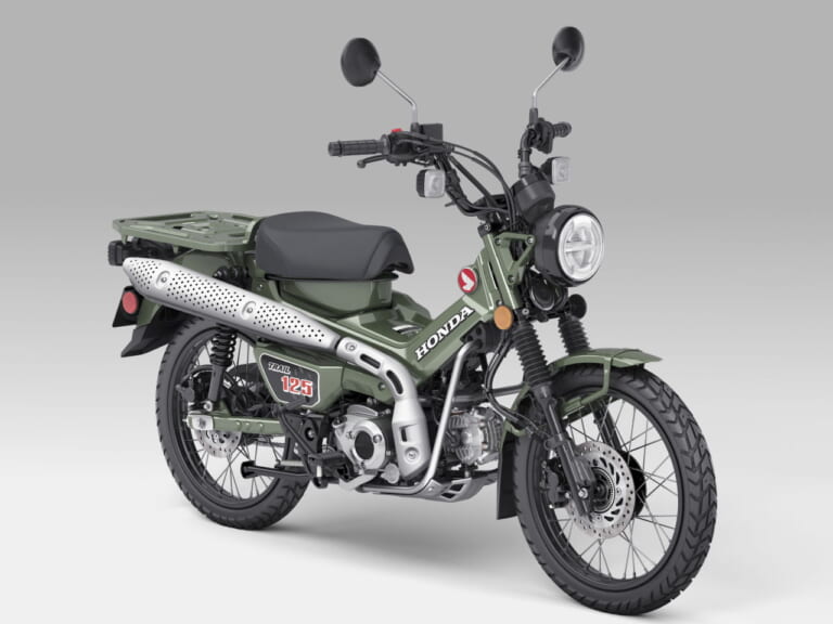 ホンダ|トレール125|ハンターカブ|2023年モデル|北米仕様|ホンダが「ハンターカブ」「ズーマー」「ジョルノ」の北米向け’23~’24年モデルを発表! 現地名は「トレール125」「ラッカス」「メトロポリタン」だっ!