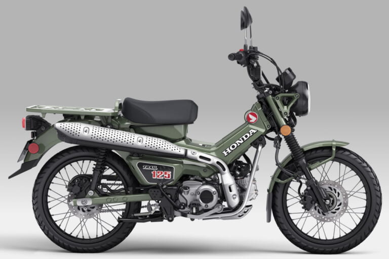 ホンダ|トレール125|ハンターカブ|2023年モデル|北米仕様|ホンダが「ハンターカブ」「ズーマー」「ジョルノ」の北米向け’23~’24年モデルを発表! 現地名は「トレール125」「ラッカス」「メトロポリタン」だっ!
