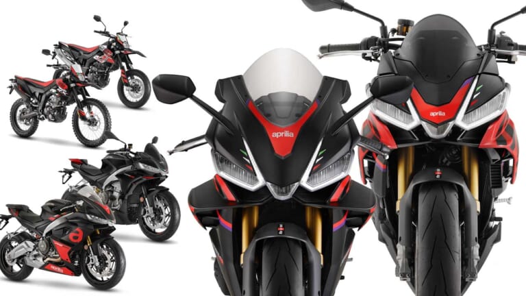 原付二種からリッタースポーツまで、アプリリアが2023年モデル×6機種を発表