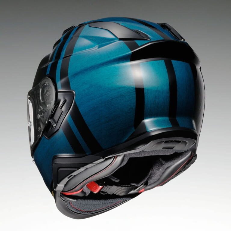 SHOEI|GTエアII グローリファイ|受注期間限定! SHOEI「GT-airII GLORIFY」は栄光をイメージしたスポーツストライプを現代風にアレンジ