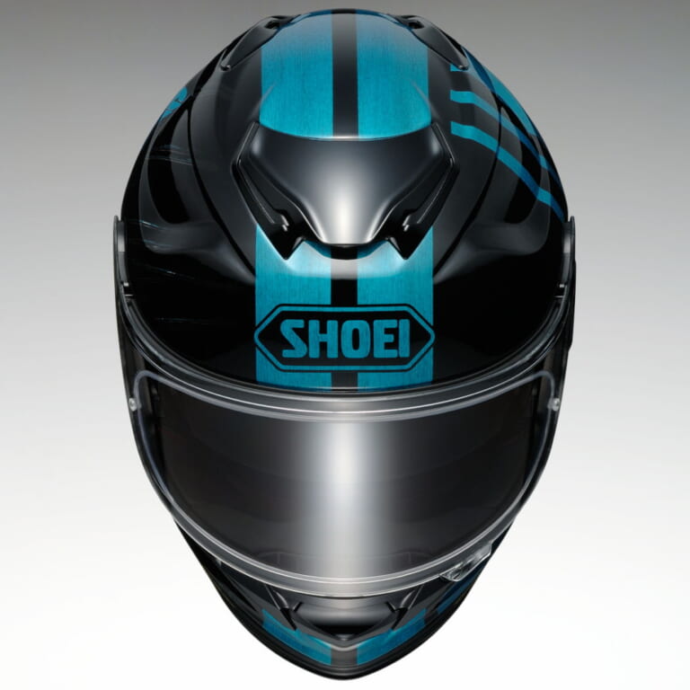 SHOEI|GTエアII グローリファイ|受注期間限定! SHOEI「GT-airII GLORIFY」は栄光をイメージしたスポーツストライプを現代風にアレンジ
