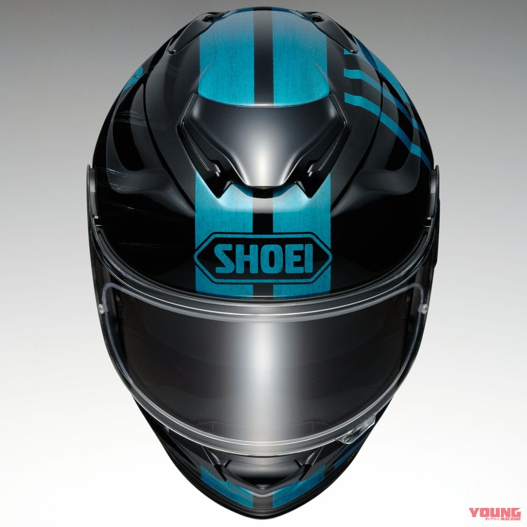 SHOEI|GTエアII グローリファイ|受注期間限定! SHOEI「GT-airII GLORIFY」は栄光をイメージしたスポーツストライプを現代風にアレンジ