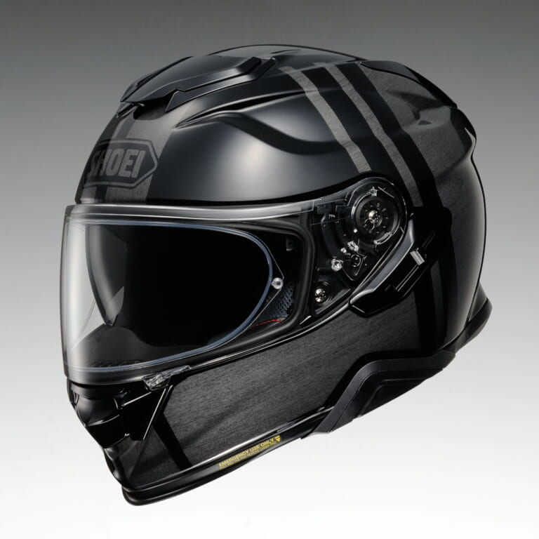 SHOEI|GTエアII グローリファイ|受注期間限定! SHOEI「GT-airII GLORIFY」は栄光をイメージしたスポーツストライプを現代風にアレンジ