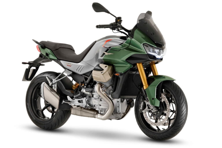 モトグッツィ|V100マンデッロ|2023年モデル|水冷DOHCのモトグッツィ?! 新型ツアラー「V100マンデッロ」の発売価格は200万円〜