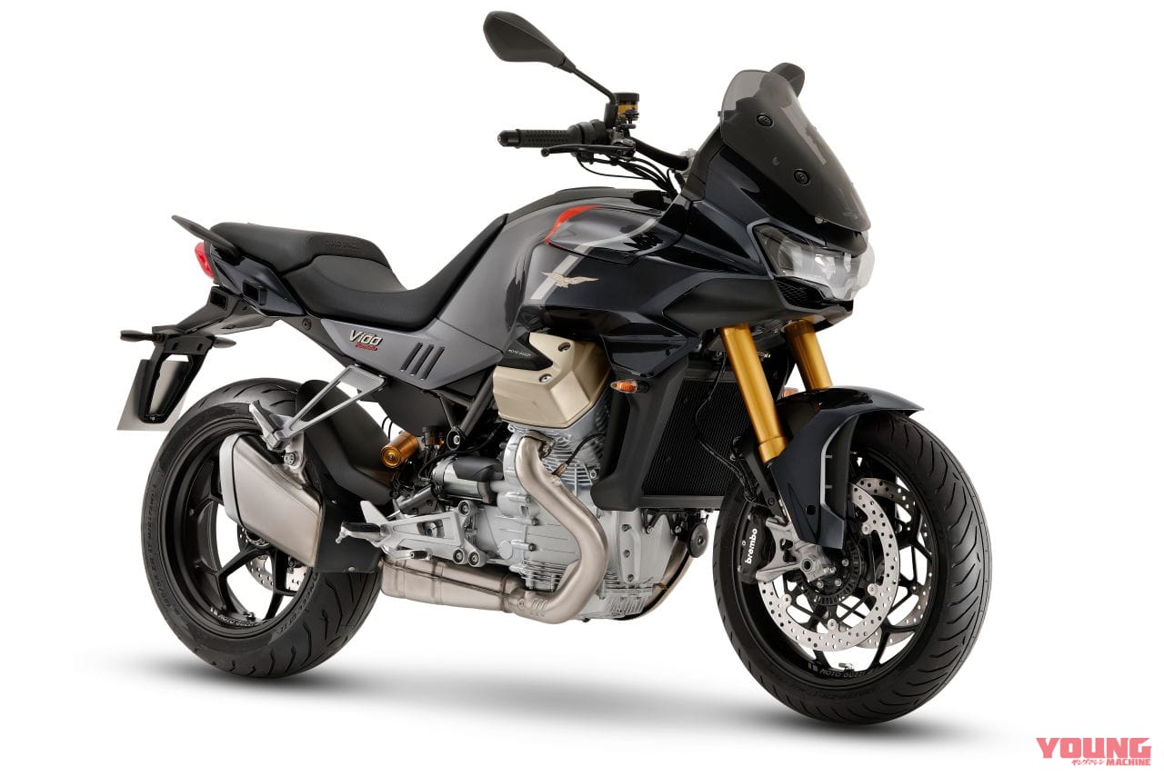 モトグッツィ|V100マンデッロ|2023年モデル|水冷DOHCのモトグッツィ?! 新型ツアラー「V100マンデッロ」の発売価格は200万円〜