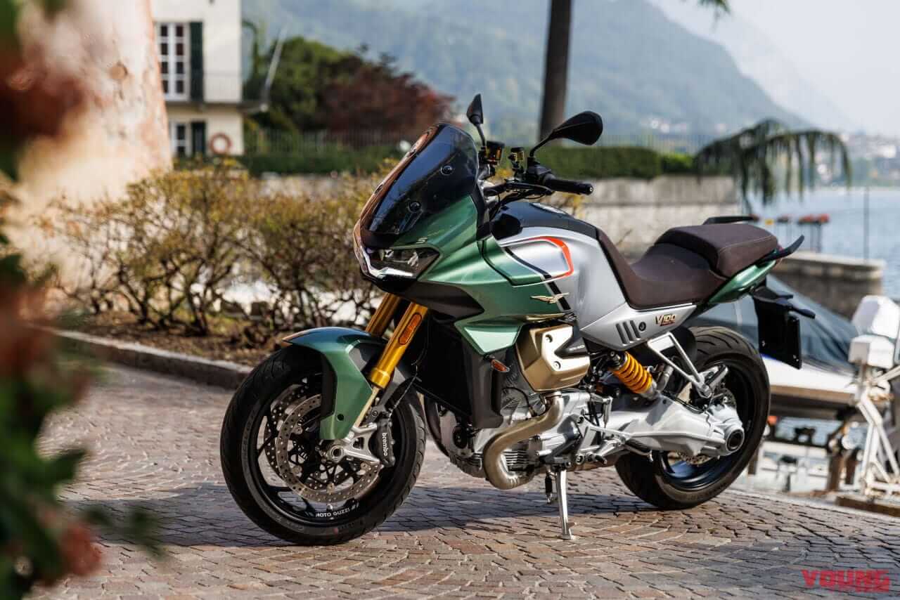 モトグッツィ|V100マンデッロ|2023年モデル|水冷DOHCのモトグッツィ?! 新型ツアラー「V100マンデッロ」の発売価格は200万円〜