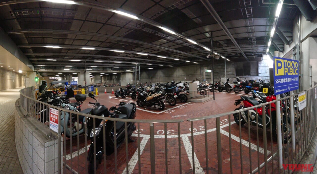 都庁 二輪駐車場|ガソリン駆動バイク消滅!? 小池都知事にEVバイクの未来について聞いてみた【持続可能なバイクライフへの取り組み】