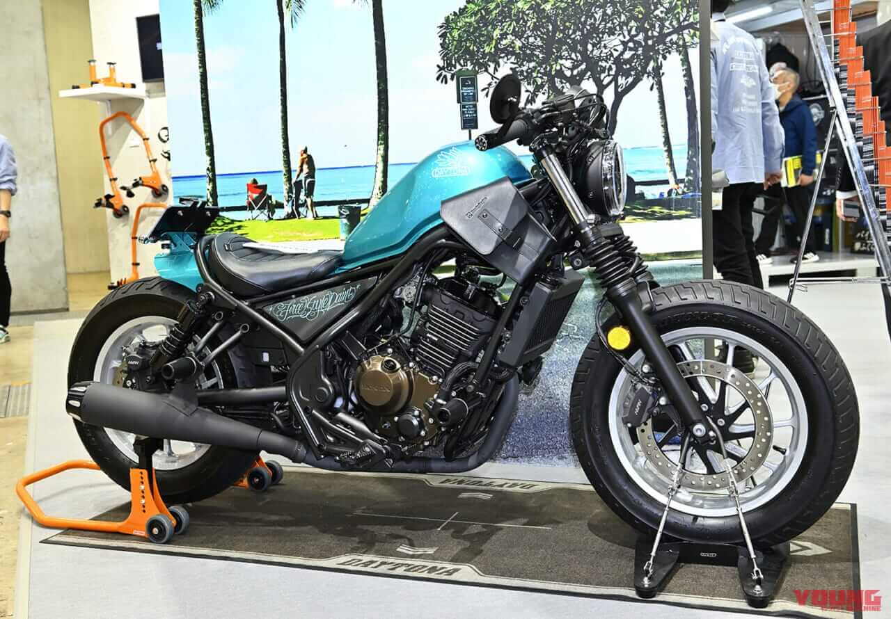 デイトナ:レブル250|MTベースのRZ250?! 超厳選、注目カスタムマシン10選【東京モーターサイクルショー2023】