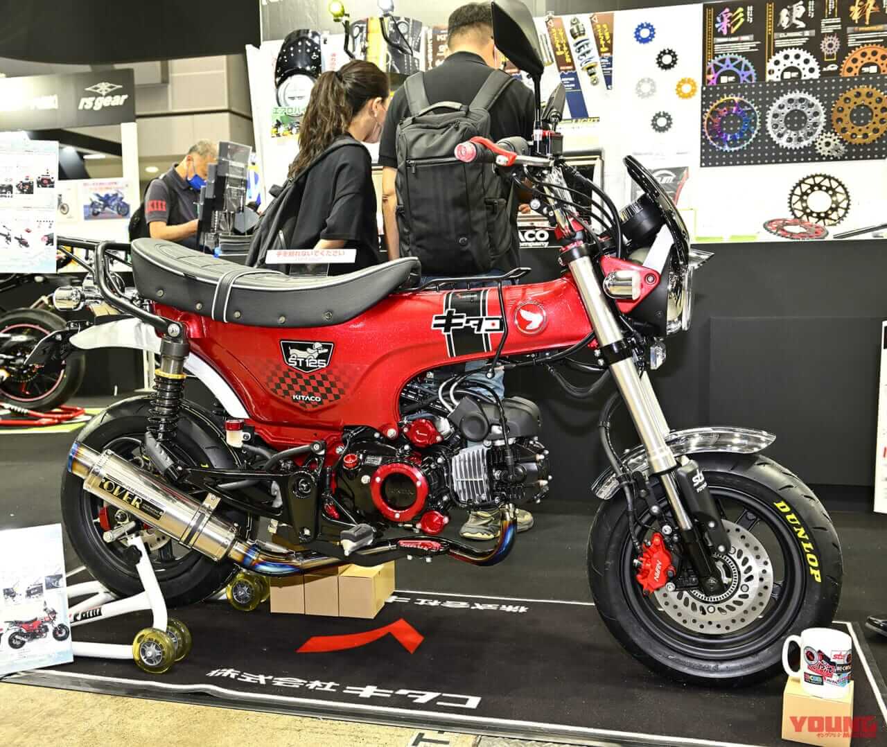 キタコ:ダックス125|“ダックス”じゃなくて”キタコ”?! 超厳選、注目カスタムマシン10選:Part2【東京モーターサイクルショー2023】