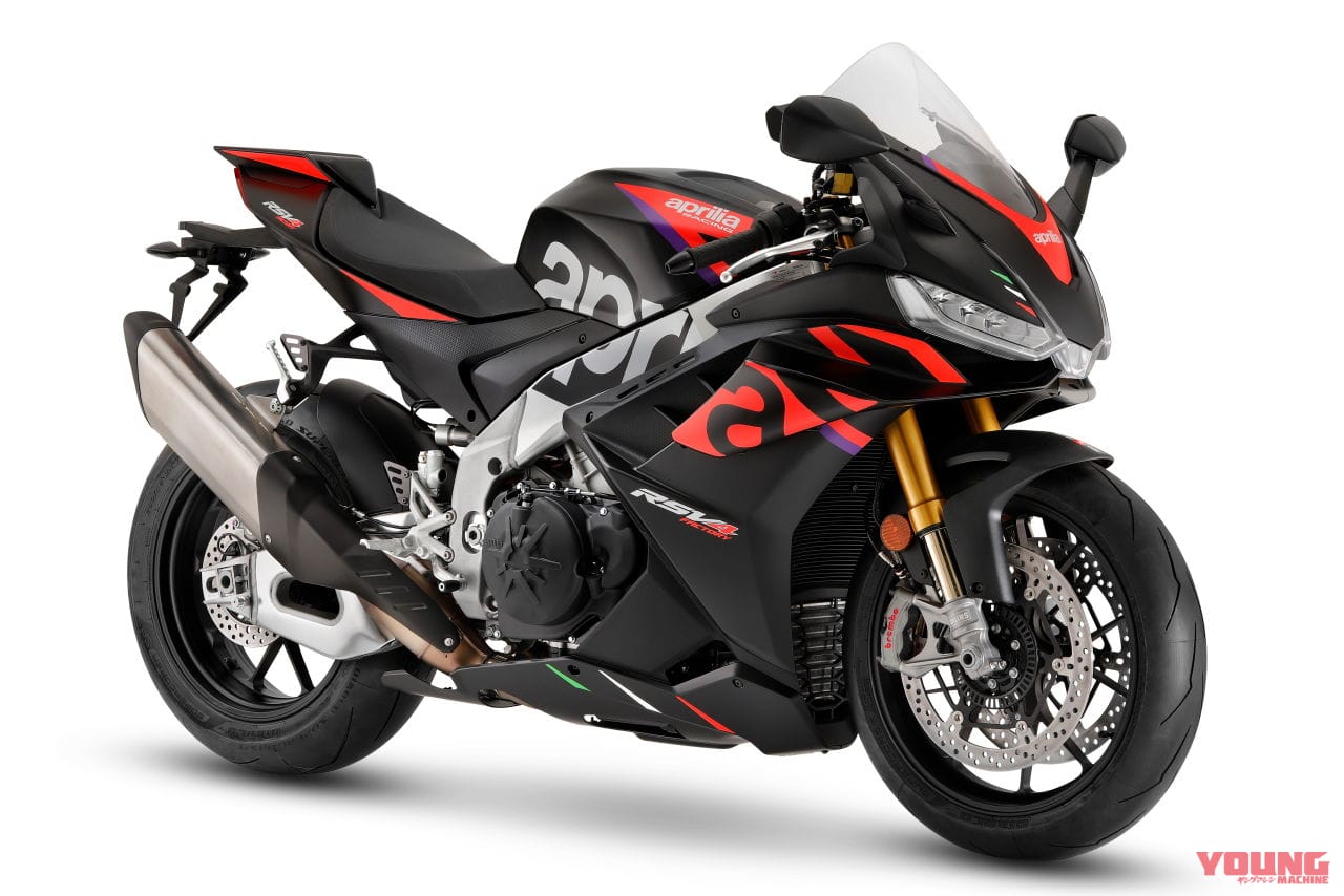 2023 APRILIA RSV4 FACTORY|タイムアタック|アプリリアRSV4ファクトリー〈いま国内で買える新型バイクカタログ|大型二輪(1001cc以上)〉