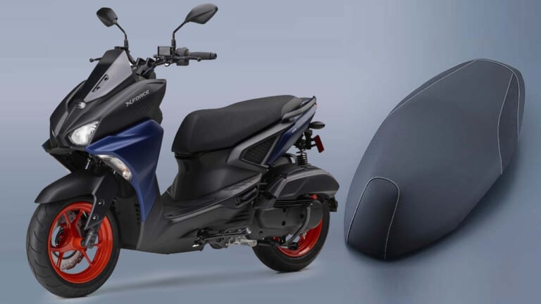 足着き向上の30mmローダウン版! ヤマハ「X FORCE Low」新発売、シート単体購入より1万円以上お得