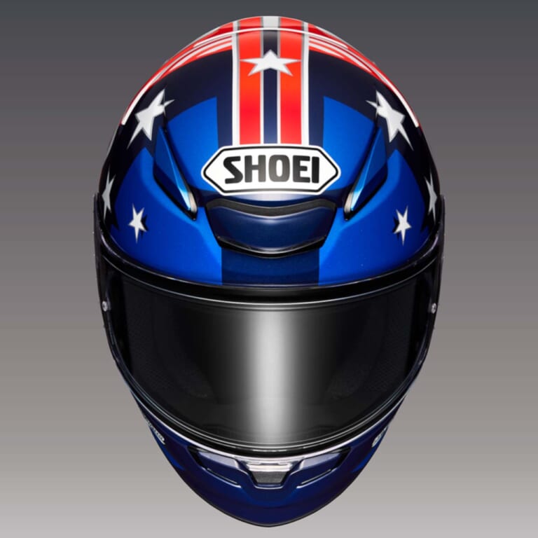 SHOEI Z-8 MARQUEZ AMERICAN SPIRIT|マルク・マルケスのアメリカズGP限定仕様! SHOEI「Z-8 マルケス・アメリカン・スピリット」登場