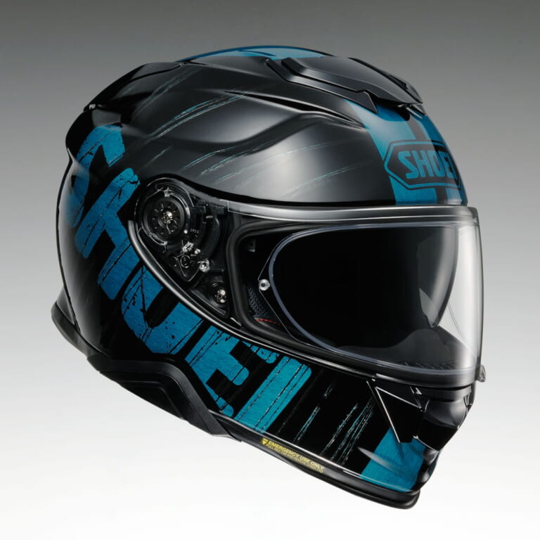 SHOEI|GTエアII グローリファイ|受注期間限定! SHOEI「GT-airII GLORIFY」は栄光をイメージしたスポーツストライプを現代風にアレンジ