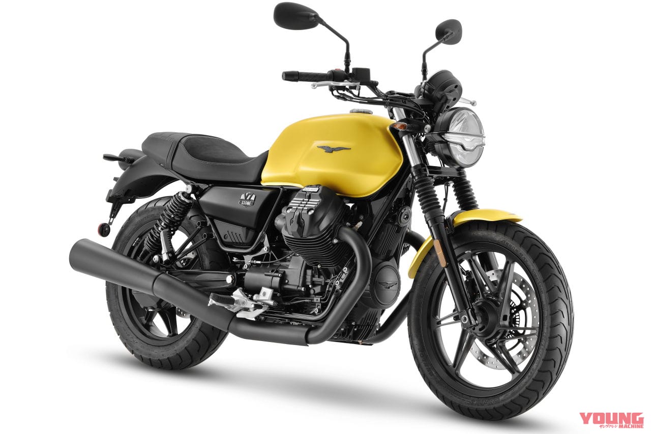モトグッツィ|V7 ストーン|2023年モデル|モトグッツィ「V7スペシャル」「V7ストーン」「V85TT」が2023年ニューカラーで登場!