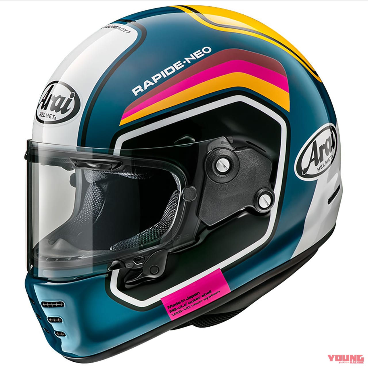 アライヘルメット ラパイドネオ|アライのラパイドネオってどんなヘルメット? 試用インプレッション【レトロイメージに軽さ、静けさ、安全性が光る!】