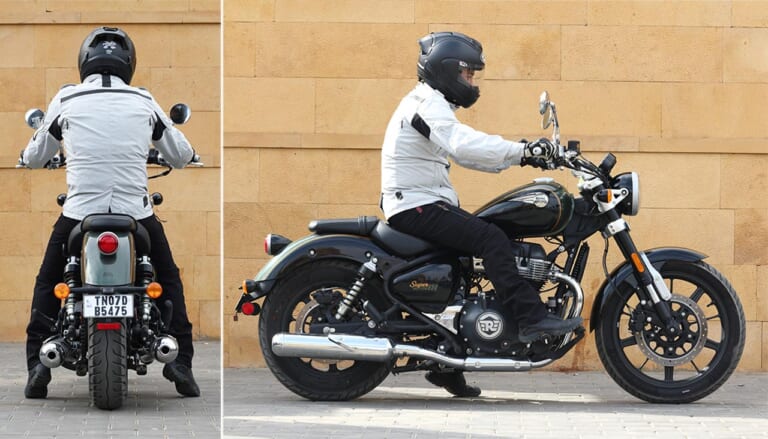 ロイヤルエンフィールド スーパーメテオ650|ライディングポジション|ロイヤルエンフィールド スーパーメテオ650試乗インプレッション【ダイナミッククルーザーの正体】