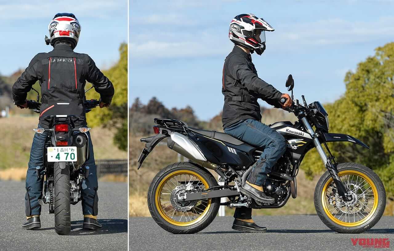 カワサキKLX230SM|ライディングポジション|カワサキKLX230SM試乗インプレッション【俊敏&旋回力抜群、正統派モタードだ】