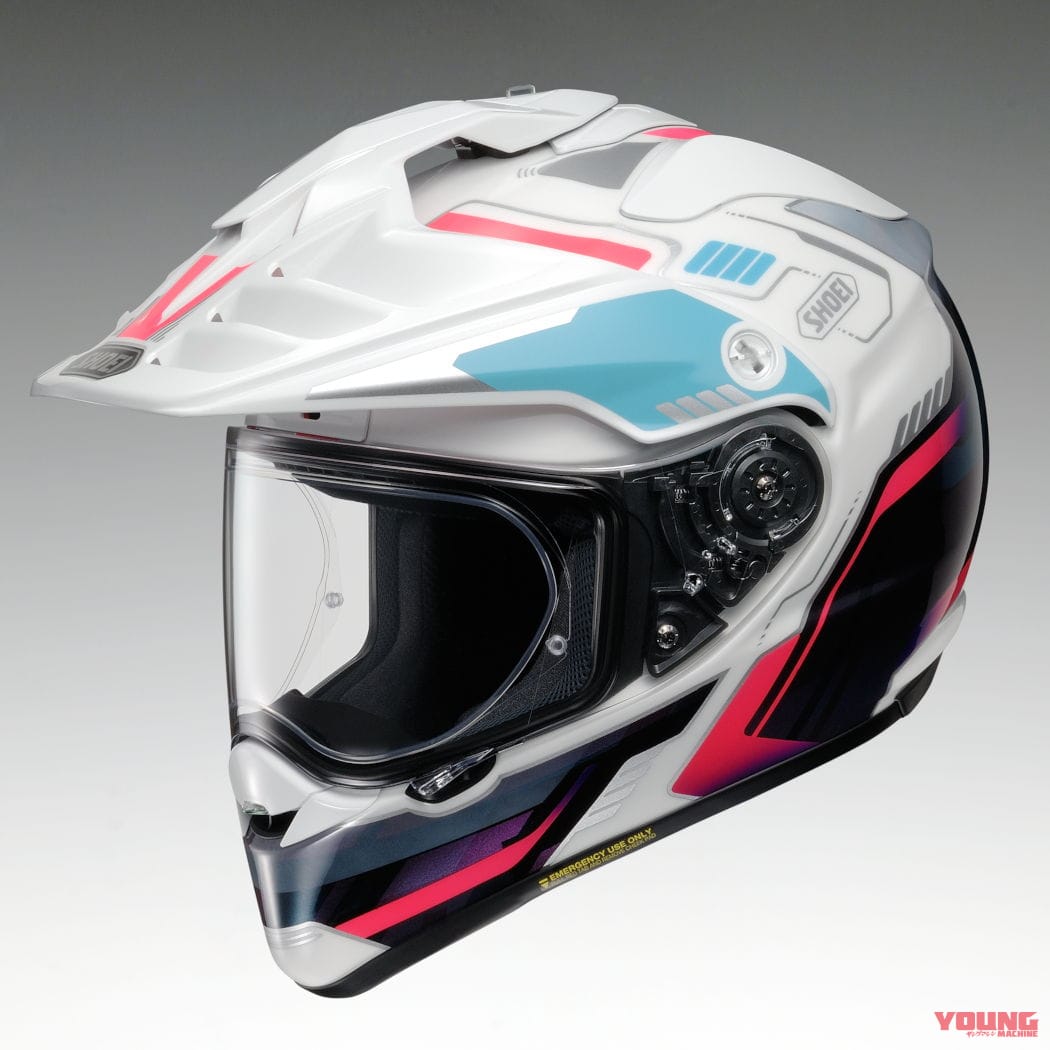 |豊富なカラーリングで色々なアドベンチャーマシンに! SHOEI「ホーネットADVインビゴレイト」登場