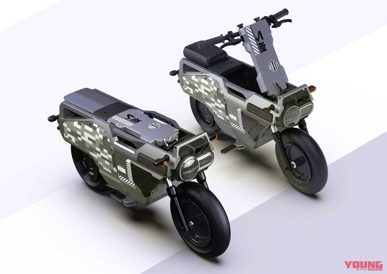 FELO M1|コンパクトに変形! カワイイ足にもキャンプにも使える、現代版モトコンポ「FELO M-1」登場へ