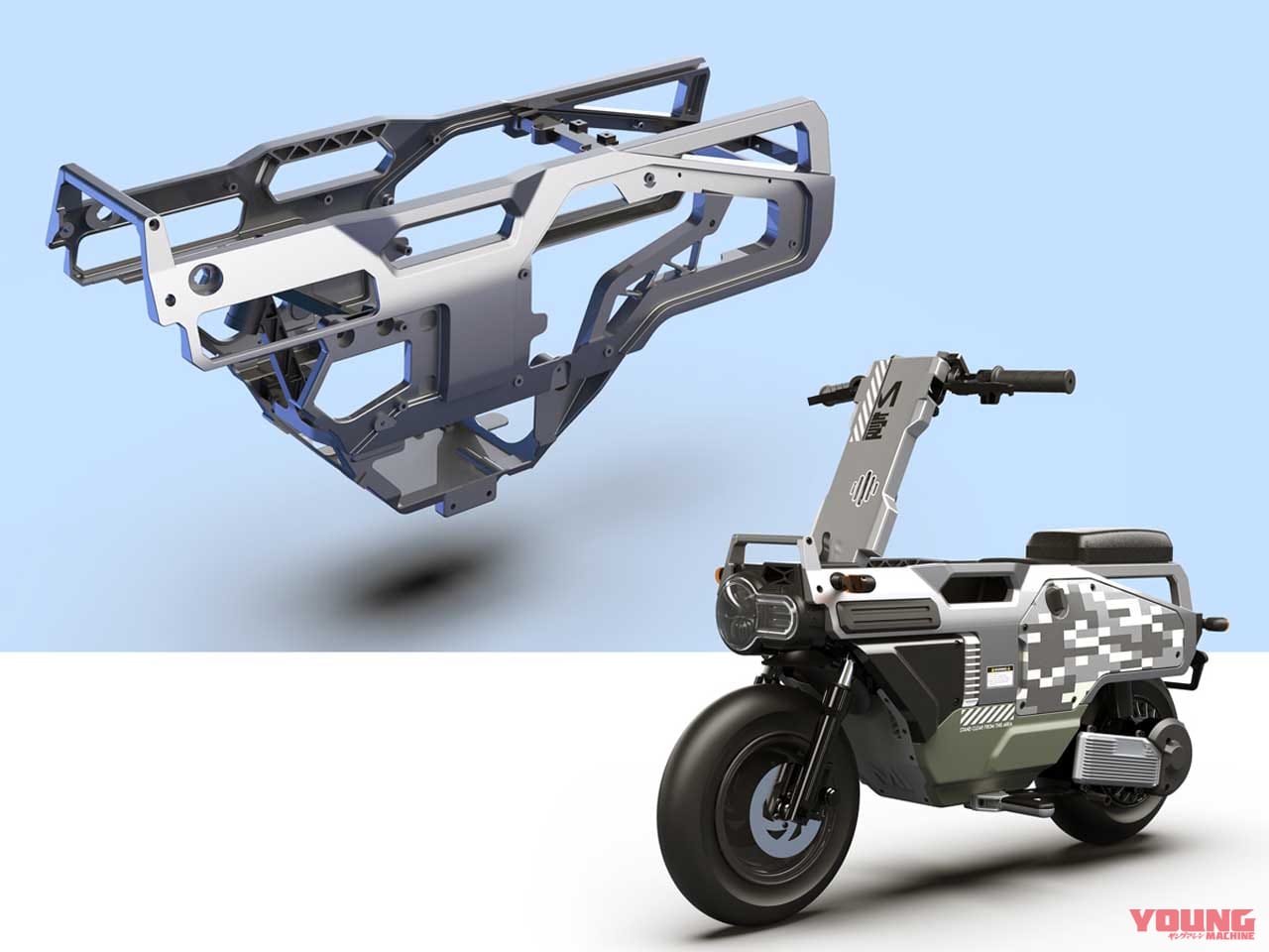 FELO M1|コンパクトに変形! カワイイ足にもキャンプにも使える、現代版モトコンポ「FELO M-1」登場へ