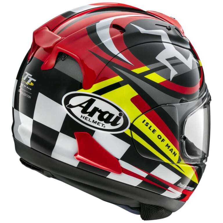 Arai Helmet RX-7X IOM-TT23|5月22日までの受注限定! アライ「IOM-TT23」マン島TTデザインの2023年版