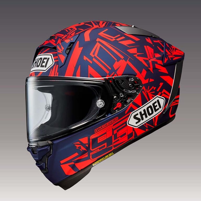 SHOEI X-Fifeen MARQUEZ DAZZLE|SHOEIのフラッグシップモデル「X-Fifteen」にマルク・マルケス選手のウインターテストレプリカが登場