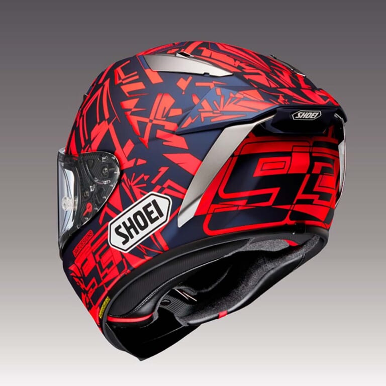 SHOEI X-Fifeen MARQUEZ DAZZLE|SHOEIのフラッグシップモデル「X-Fifteen」にマルク・マルケス選手のウインターテストレプリカが登場