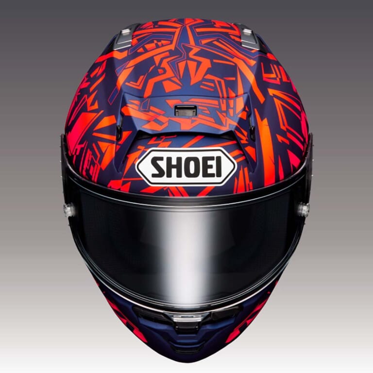 SHOEI X-Fifeen MARQUEZ DAZZLE|SHOEIのフラッグシップモデル「X-Fifteen」にマルク・マルケス選手のウインターテストレプリカが登場