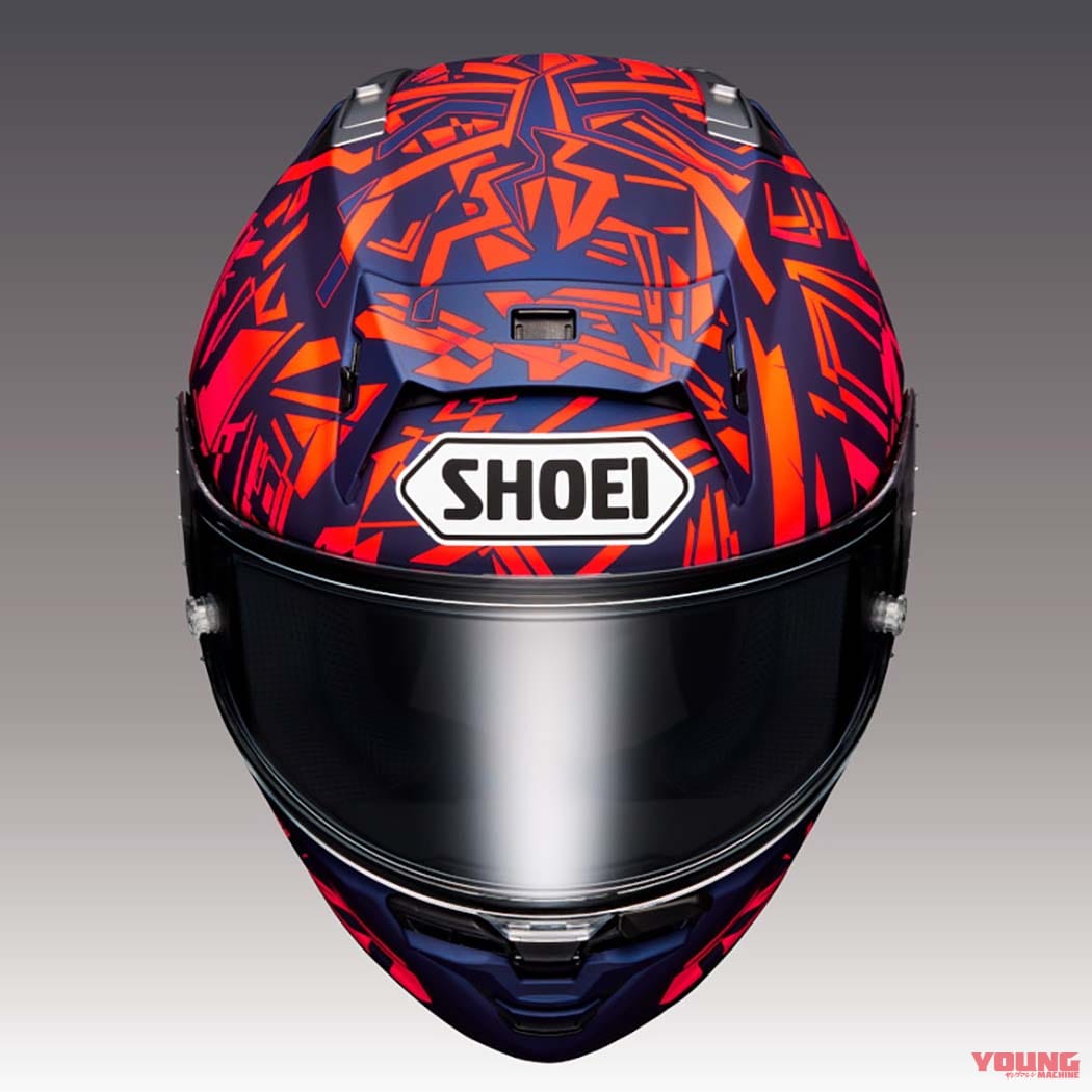 SHOEI X-Fifeen MARQUEZ DAZZLE|SHOEIのフラッグシップモデル「X-Fifteen」にマルク・マルケス選手のウインターテストレプリカが登場