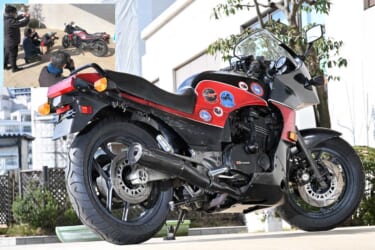 トップガンの赤黒＆ZXRカラー!! カワサキの「ニンジャ」40周年