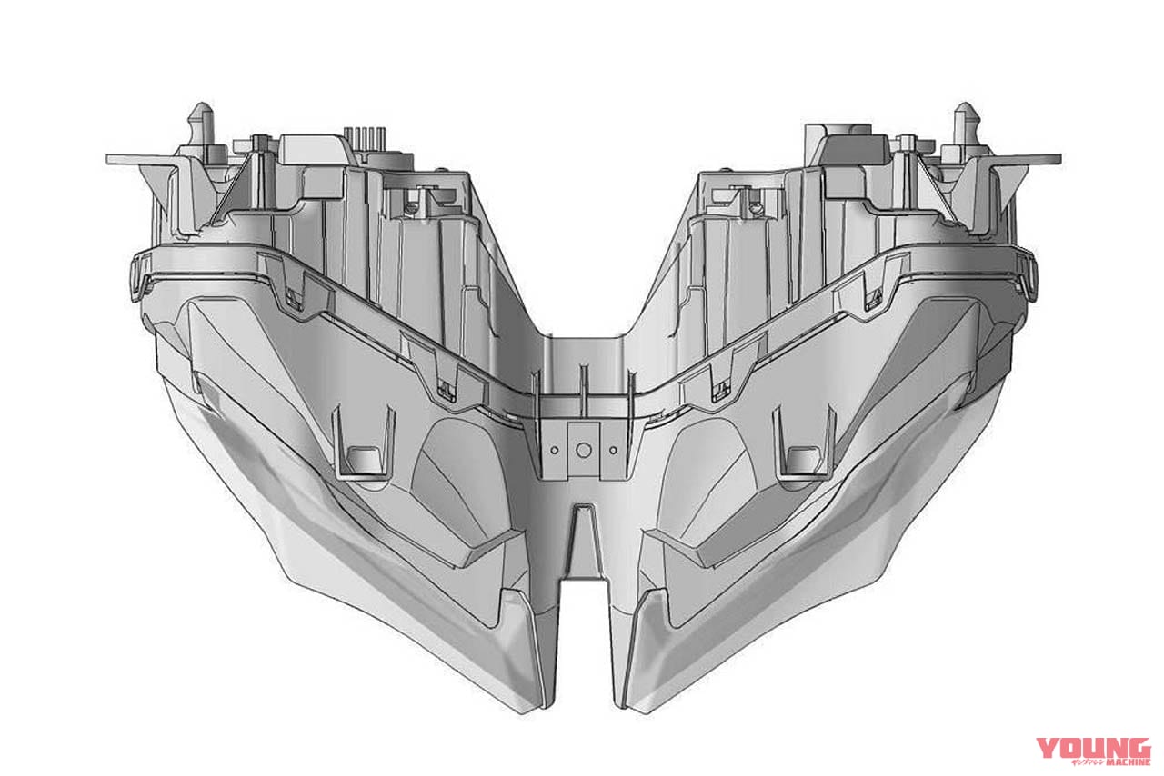 |【SCOOP!】ニンジャZX-6Rの新しい顔はこれだ! 新型のヘッドライトユニット、意匠登録を捕捉!