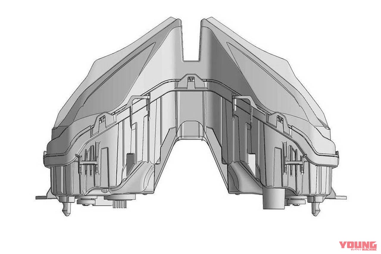 |【SCOOP!】ニンジャZX-6Rの新しい顔はこれだ! 新型のヘッドライトユニット、意匠登録を捕捉!