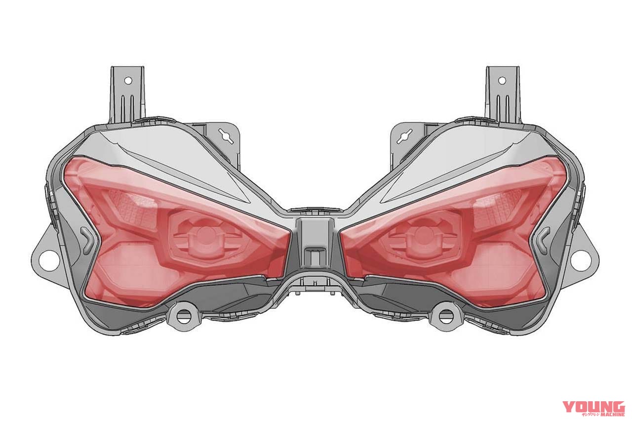 |【SCOOP!】ニンジャZX-6Rの新しい顔はこれだ! 新型のヘッドライトユニット、意匠登録を捕捉!