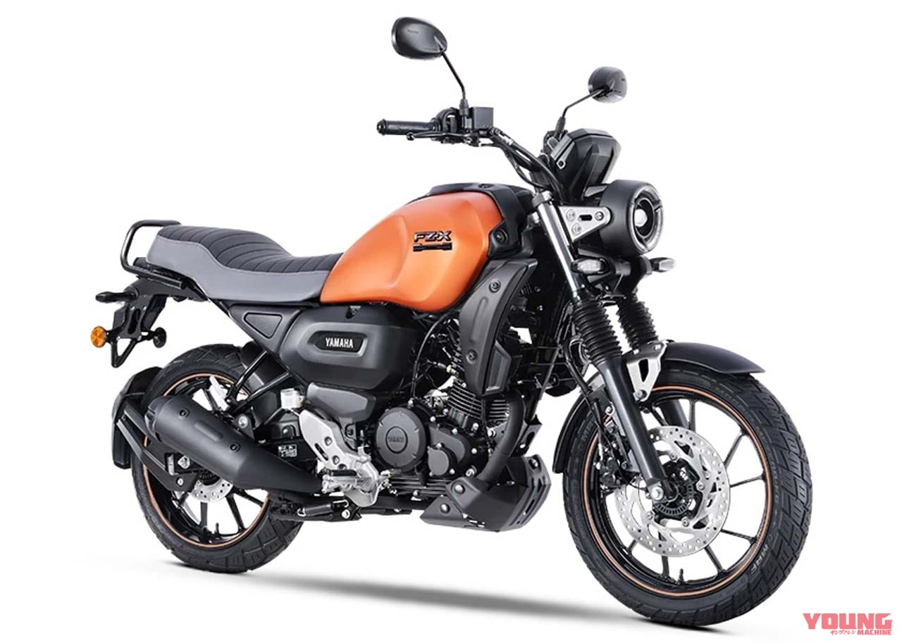 ヤマハ|FZ-X|インド仕様|2023年モデル|22万円ちょいの軽二輪!? ヤマハ新型「FZ-X」登場! 空冷149cc単気筒のイカツイ系レトロにトラコン&LEDウインカーを新装備【インド】