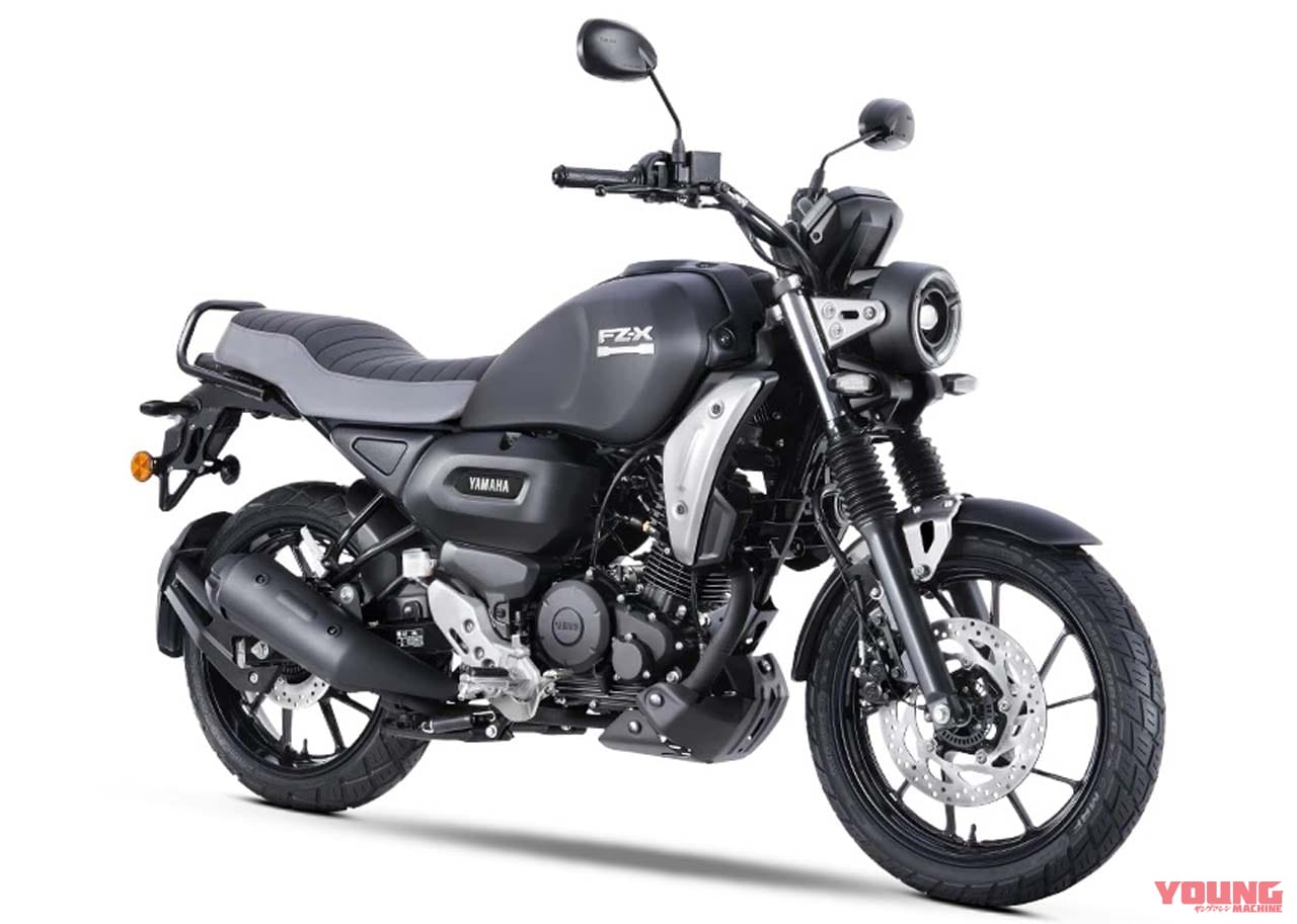 ヤマハ|FZ-X|インド仕様|2023年モデル|22万円ちょいの軽二輪!? ヤマハ新型「FZ-X」登場! 空冷149cc単気筒のイカツイ系レトロにトラコン&LEDウインカーを新装備【インド】