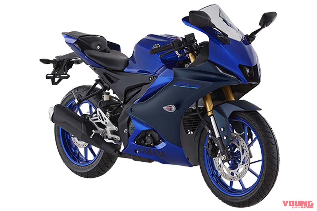|ヤマハ「YZF-R15」の2023年モデルはコネクテッド機能採用! 新色“アグレッシブグレー”のスポーツストライプがイカス!【海外】