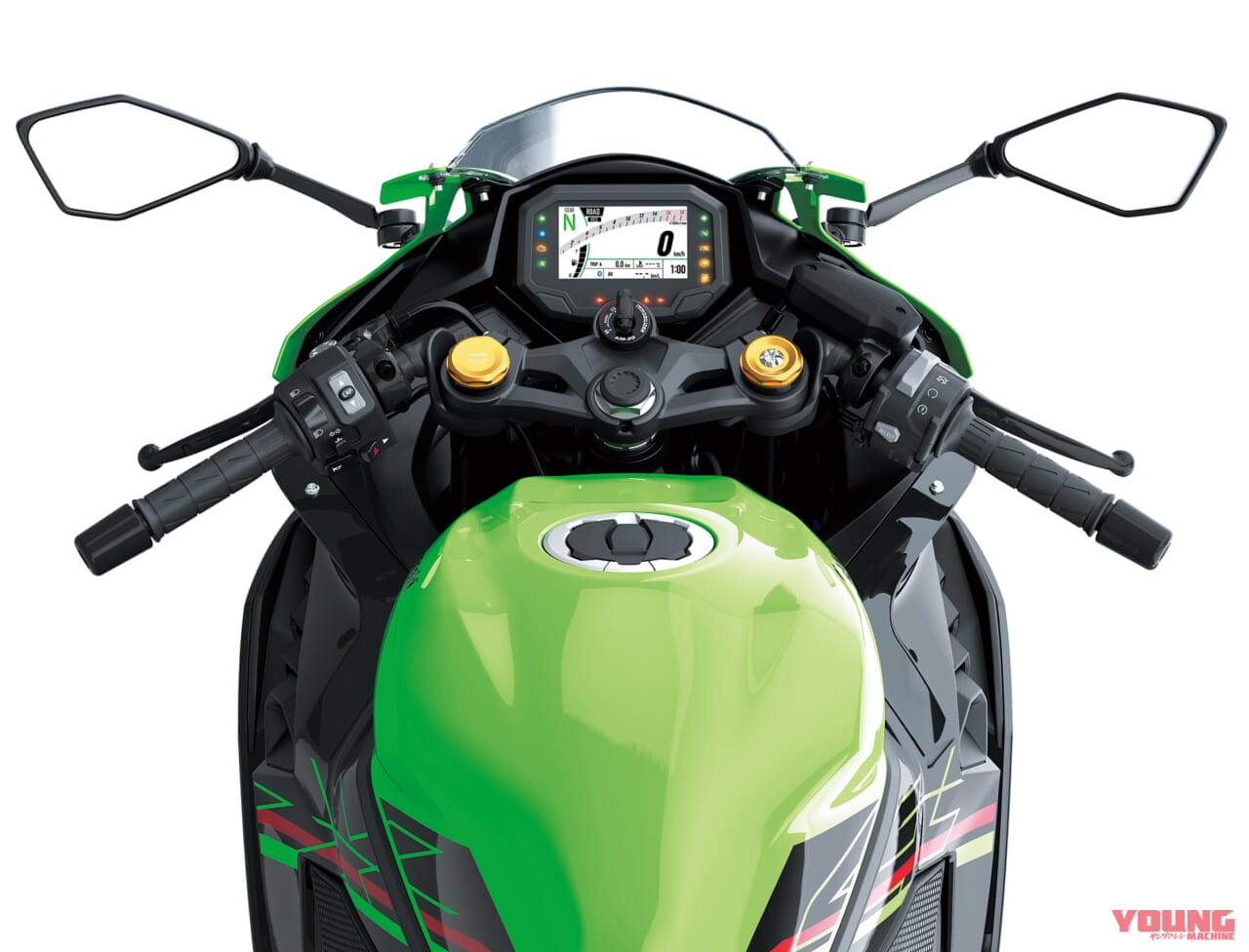 カワサキNinja ZX-4R|上級ミドル仕立て! カワサキNinja ZX-4R 装備解説〈大画面TFTカラー液晶メーター獲得!!〉