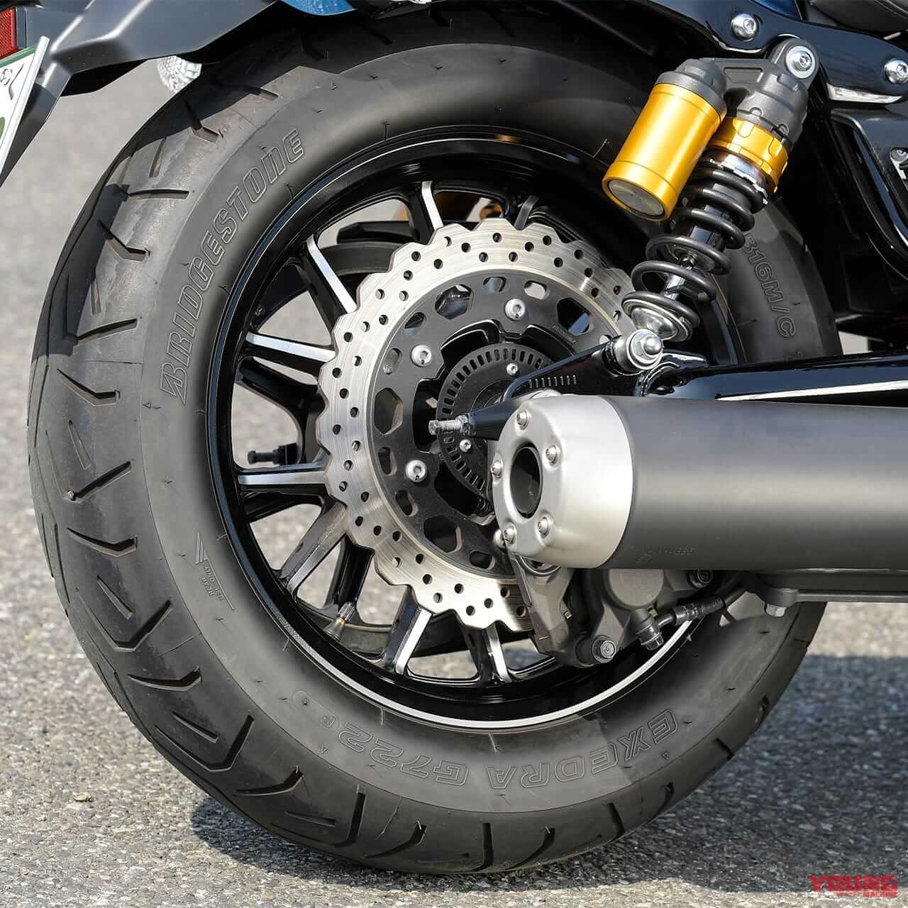 ヤマハ ボルト RスペックABS|足まわり|ヤマハ ボルト RスペックABS試乗インプレッション【簡潔ゆえの濃醇な味わいに酔う】