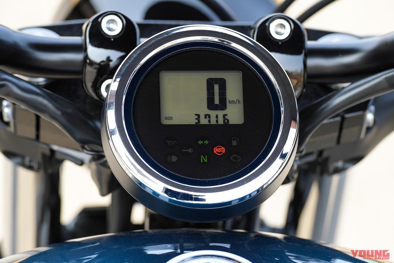 ヤマハ ボルト RスペックABS|メーター|ヤマハ ボルト RスペックABS試乗インプレッション【簡潔ゆえの濃醇な味わいに酔う】