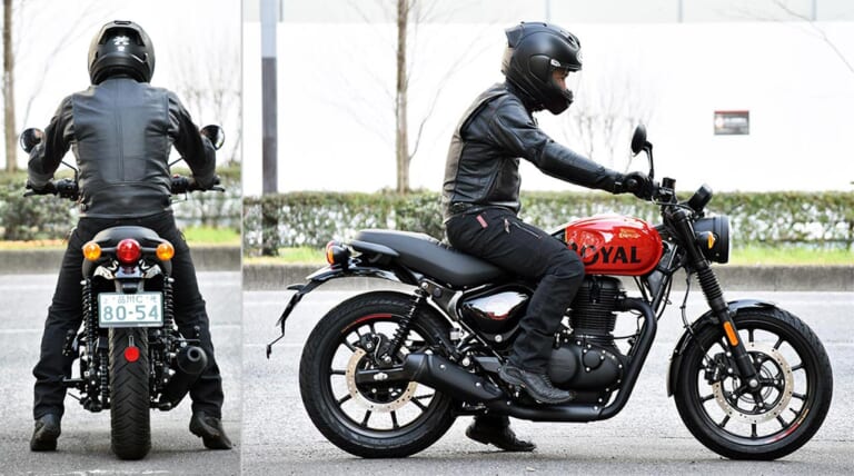 ロイヤルエンフィールド ハンター350|ライディングポジション|GB350の最強ライバル?! ロイヤルエンフィールド ハンター350試乗インプレッション【際立つ軽快感と胸のすく爽快なダッシュ】