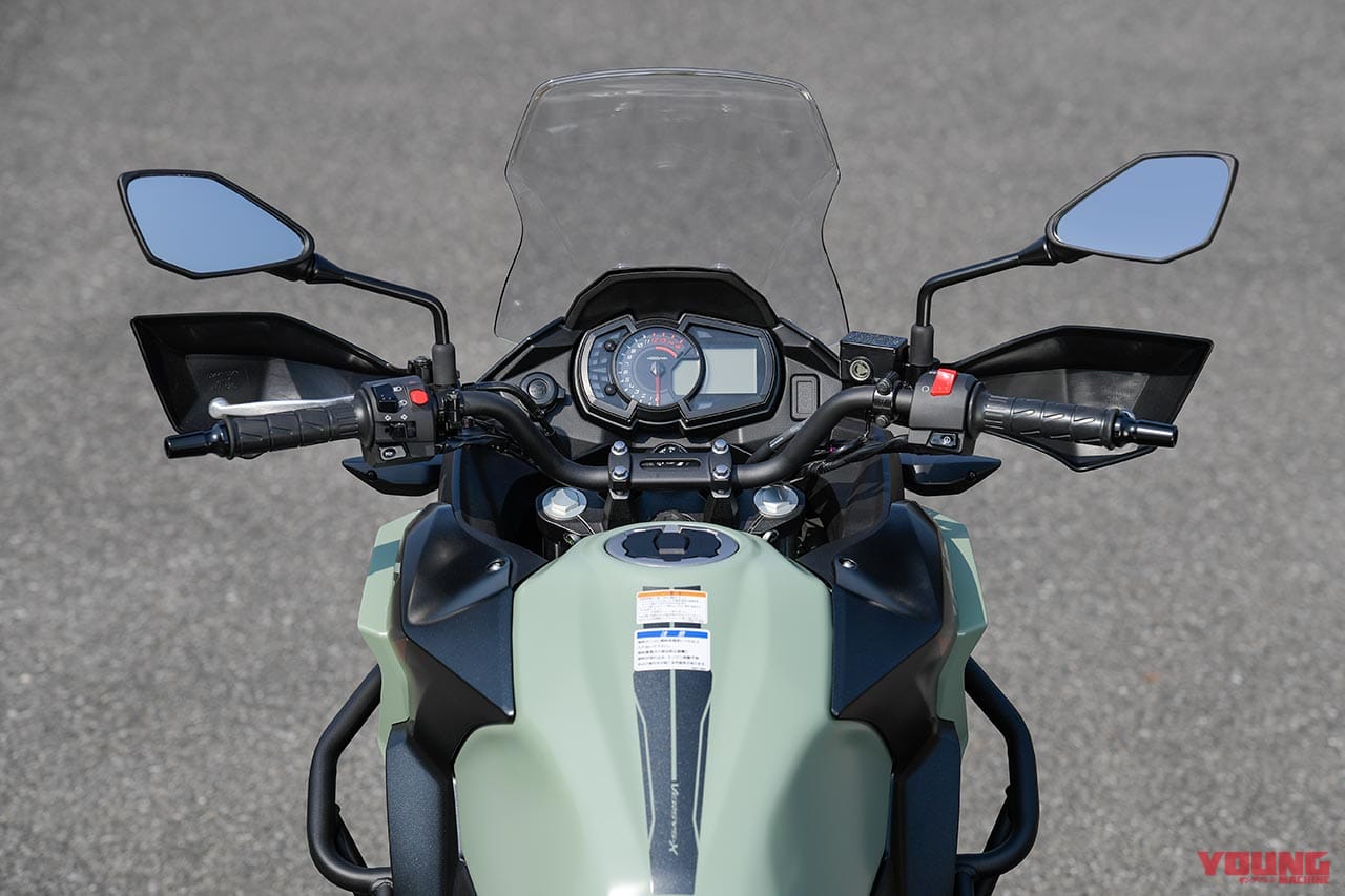 カワサキ ヴェルシス-X250ツアラー|コックピット|カワサキ ヴェルシス‐X 250ツアラー試乗インプレッション【語り継ぎたい名車。新車を買うなら今】