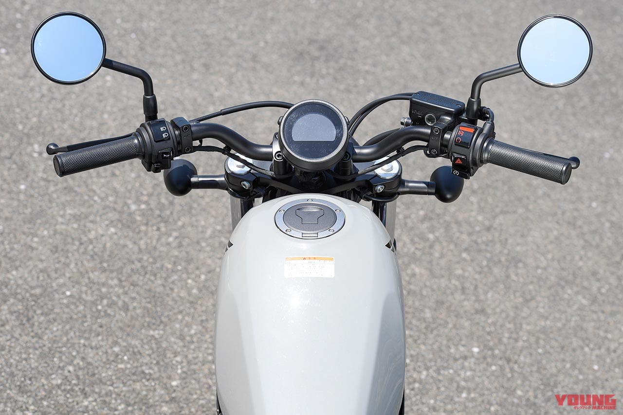 ホンダ レブル250|コックピット|ホンダのレブル250が新型に! 走り変わらず価格も良心的【試乗インプレッション】