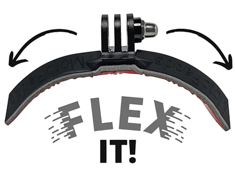 モトロッズ フレックススリム|FLEX SLIM UNIVERSAL FLEXIBLE MOTORCYCLE HELMET CHIN MOUNT|実用派GoProマウントだ! モトロッズ フレックススリム 試用インプレッション【見た目スマートで他機種に対応】