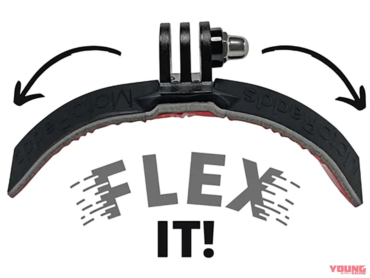 |実用派GoProマウントだ! モトロッズ フレックススリム 試用インプレッション【見た目スマートで他機種に対応】