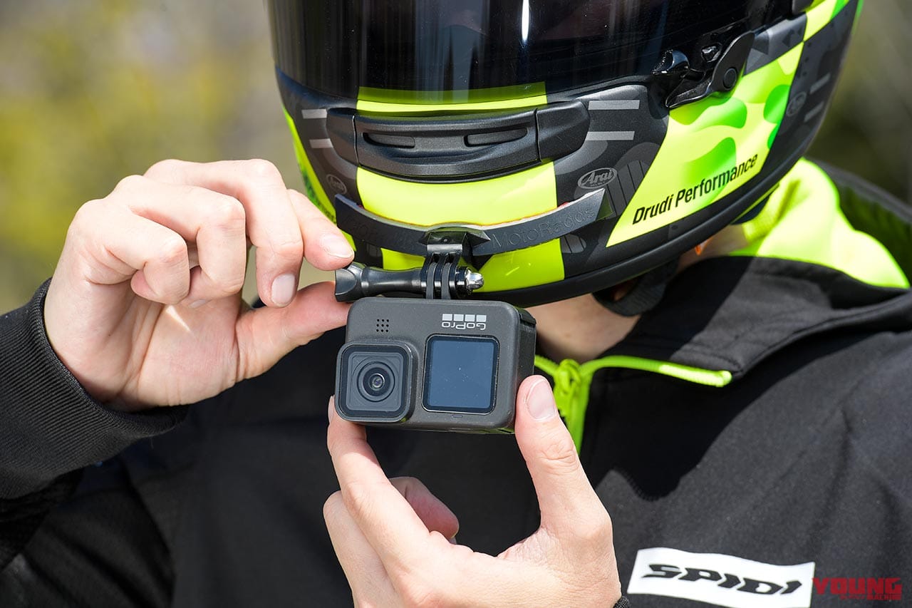 |実用派GoProマウントだ! モトロッズ フレックススリム 試用インプレッション【見た目スマートで他機種に対応】