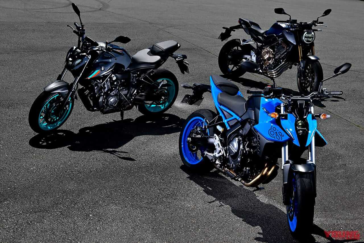 スズキ渾身のGSX-8S! ライバル3台比較車体編【VS ヤマハ MT-07/ホンダ CB650R】